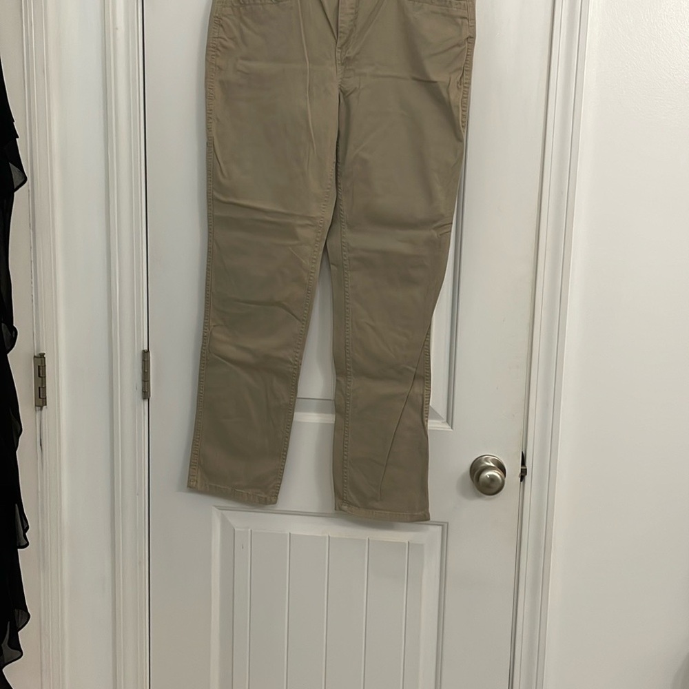 Kim Rogers size 6 Khaki Pants - Picture 2 of 5